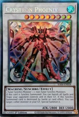 Crystron Phoenix - RA04-EN058 - Collector's Rare - 1st Edition